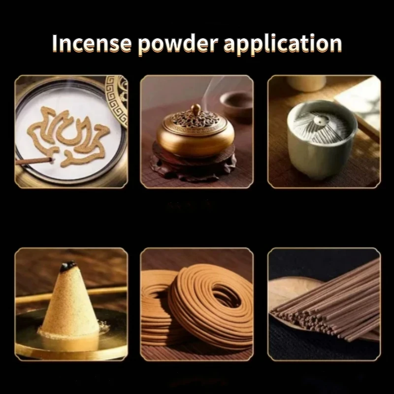 20g Natural Old Shan Sandalwood Powder Household Seal/electronic Incense /Fireproof Air Fumigation/ Incense Making Material