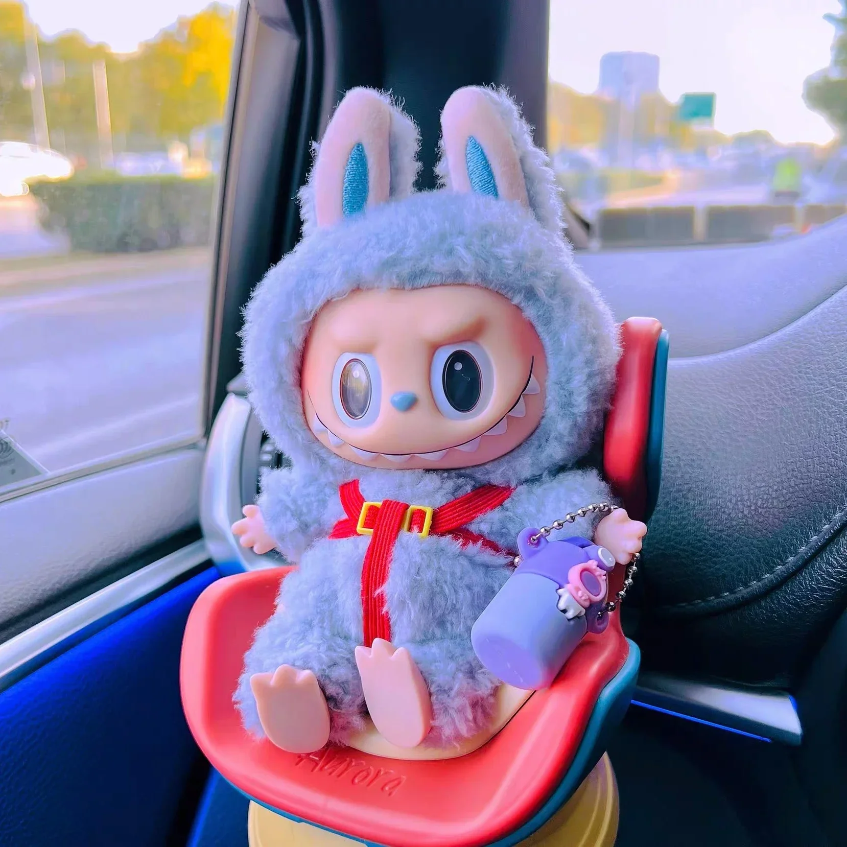 BJD Doll Safety Seat Chair for Car Figure Toy Miniature for Blyth OB11 OB24 BJD Doll Furniture Armchair Kawaii Car Accessories