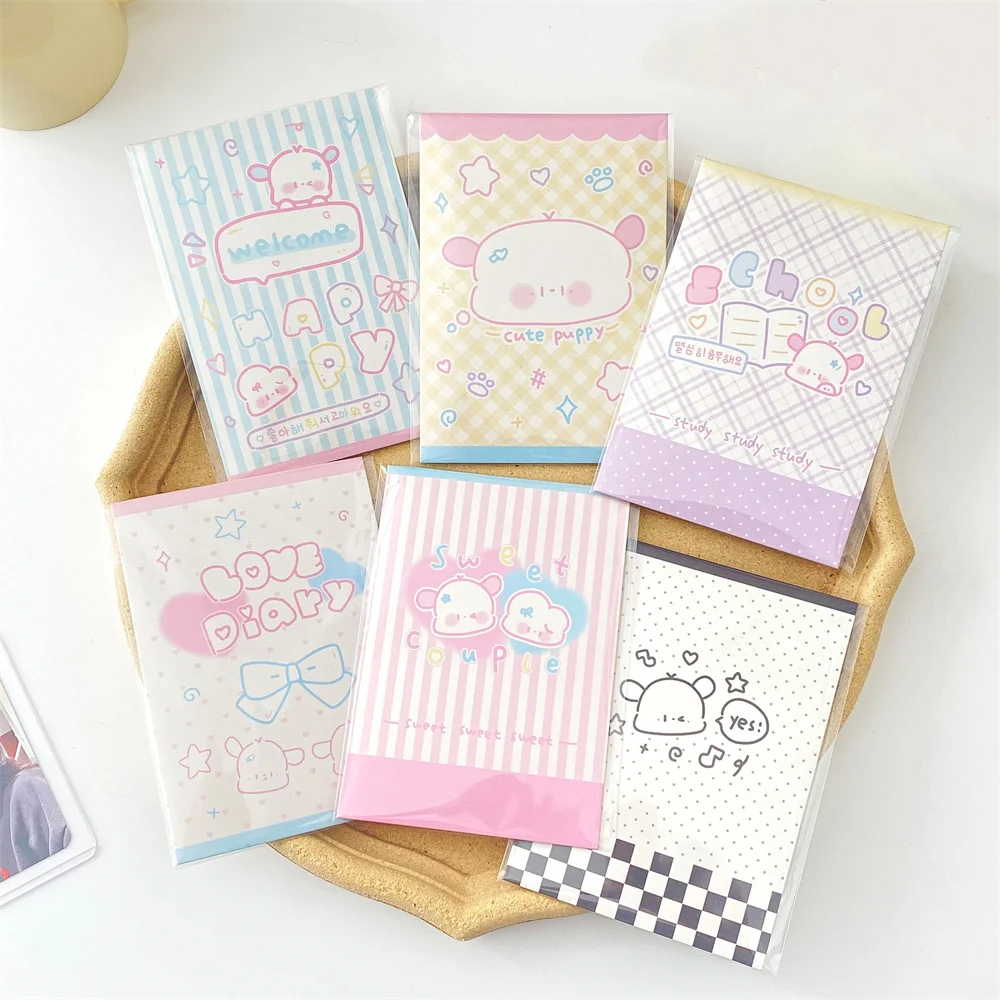 10pcs Korean Ins Cute 3-inch Photo Card Back Card Foldable Card Holder Fix Decor Paper Board DIY Card Packing Material Supplies