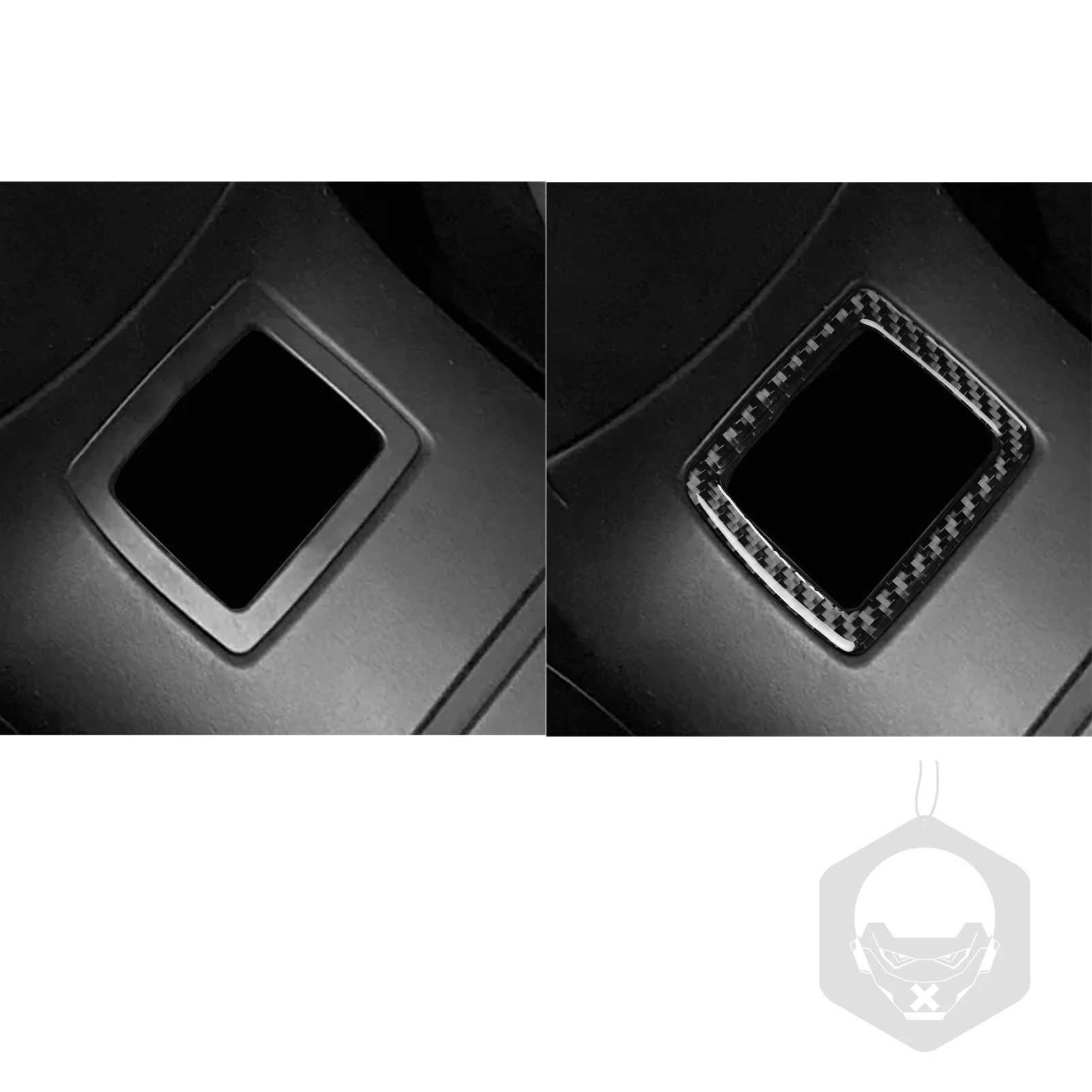 Real Carbon Fiber Car Accessories Rear Storage Decorative Trim Soft Cover Sticker For BMW Z4 E85 2003 2004 2005 2006 2007 2008 - view 4