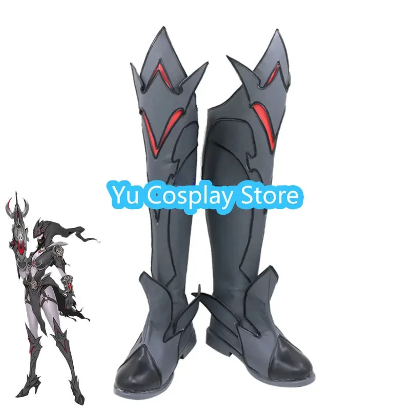 OW Widowmaker Cosplay Shoes Halloween Carnival Boots PU Leather Shoes Anime Cosplay Props Custom Made