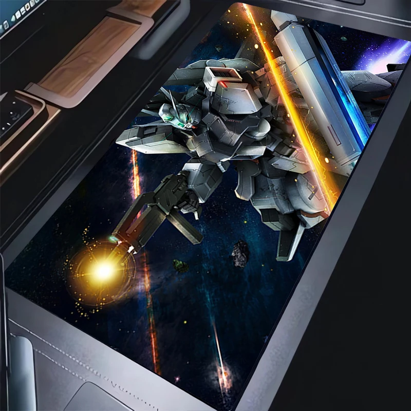 

Mousepad PC Accessories Gaming Mechanical Warrior Gundam Mouse Pad HD Non-slip Keyboard Pad Large Desk Mat Rubber Extended Pad