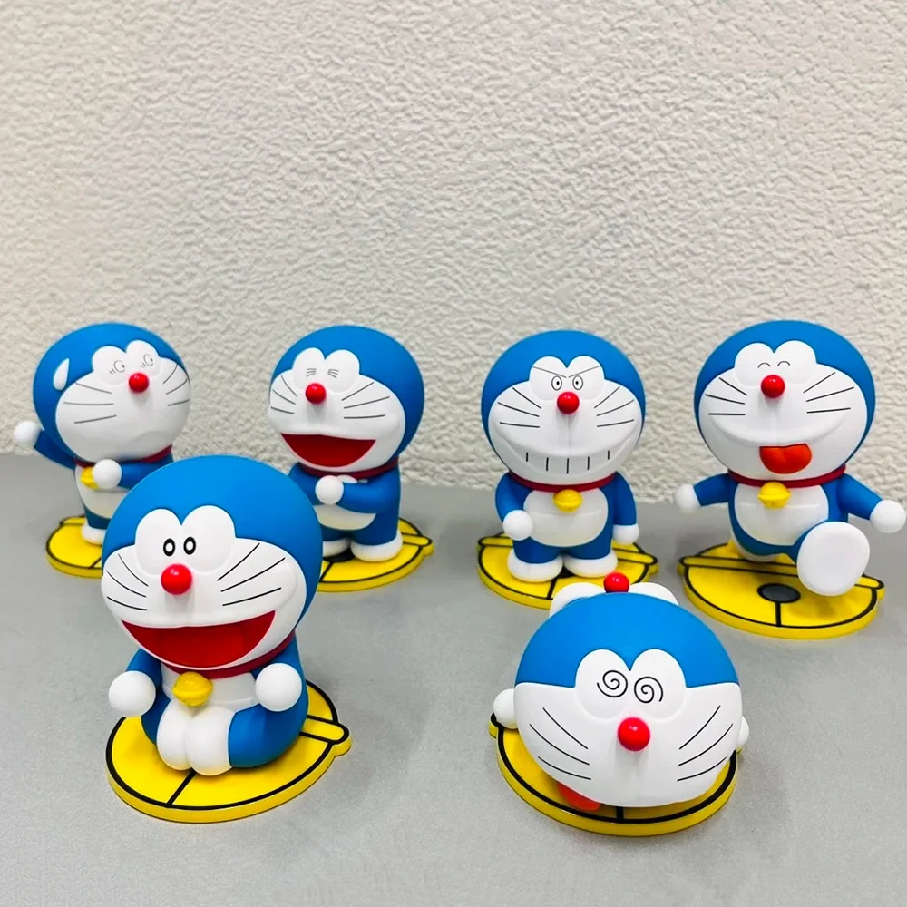 

52 игрушки Doraemon Emoji, серия слепых коробок, классическая модель ручной работы, художественная игрушка, игрушки, украшения, подарочная коллекция