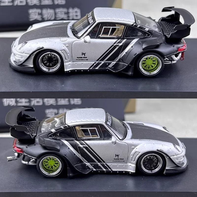 StarModel Bilancia 1/64 Porsche RWB 993 GT Giocattolo In Lega Veicolo A Motore Pressofuso In Metallo Modello Regali