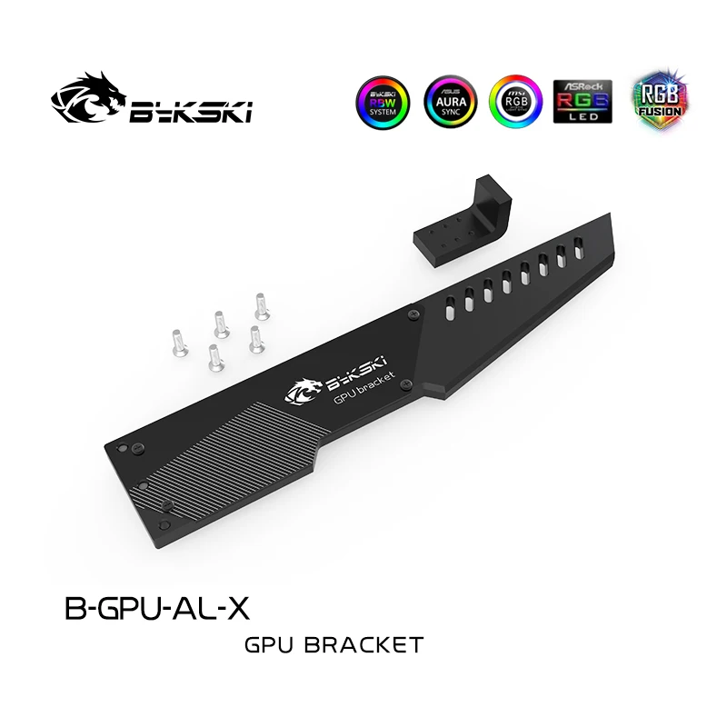 

Bykski Size 254*49*7mm / Metal Bracket Computer GPU Brace with RGB / A-RGB SYNC Light / Support Fix Video Card In The Case