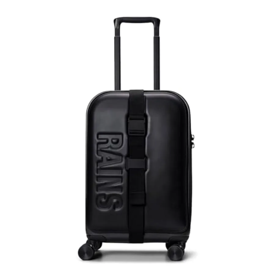 

Texel Cabin Trolley: carry-on suitcase for air travel, made of waterproof polyester, black, lightweight yet durable with 360 sp