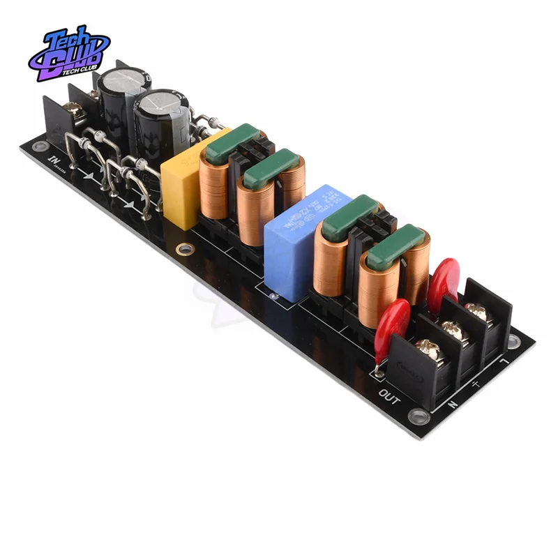 AC 110V-265V 15A Power Purification And Direct Filter Board Module Emi High Frequency Filter Module For Electronic Equipement