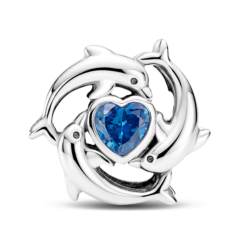 925 Sterling Silber Exquisite Niedliche Himmel-Land-Meer-Tier-Serie Charm-Anhänger für Armbänder DIY Hochwertiger Damenschmuck – Detail 30