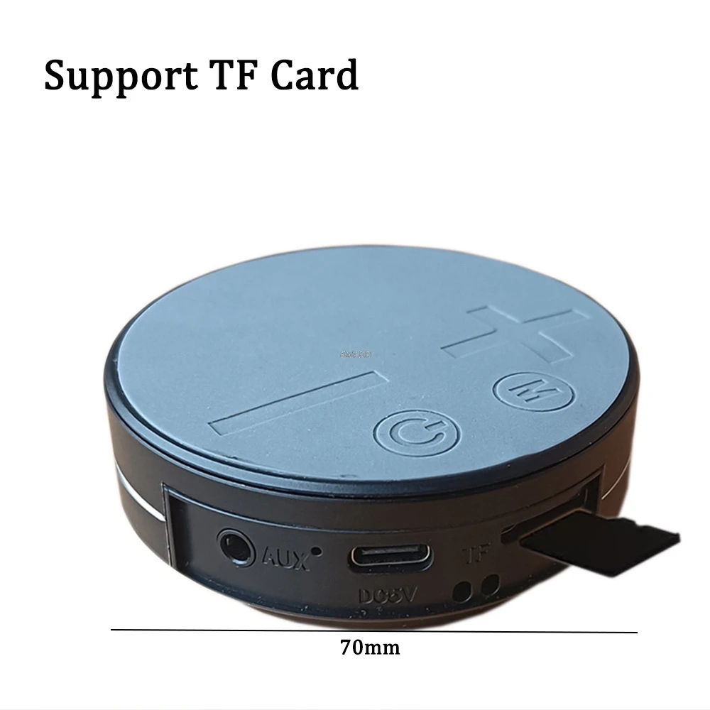 Grande alto-falante de condução óssea sem fio tws bluetooth alto-falantes suporte tf cartão jogar música subwoofer caixa de som estéreo dropshipping