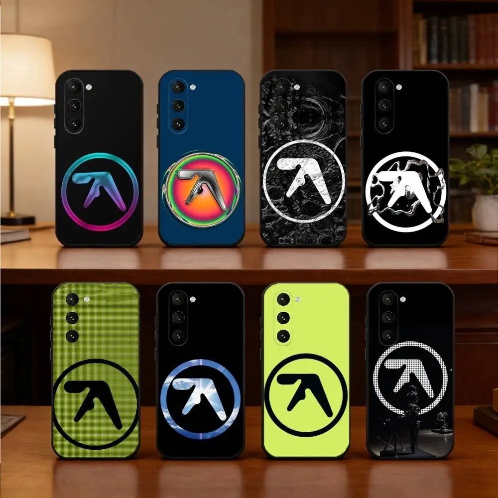

A-Aphex T-Twins Logo Art Phone Case For Samsung Galaxy A73,21,22,32,71,53,52,51,80,5G Soft Black Cover