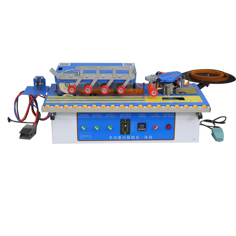 Wood MDF Melamine Board Direct Automatic PVC Edge Banding Machine with Scratching Function