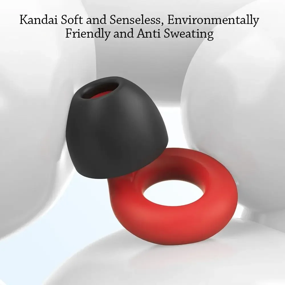 Soft Silicone Earplugs Reduce Noise Earplugs  Motorcycle EarMuffs Reusable Flexible Earplugs for Swimming Sleeping Surfing image 3