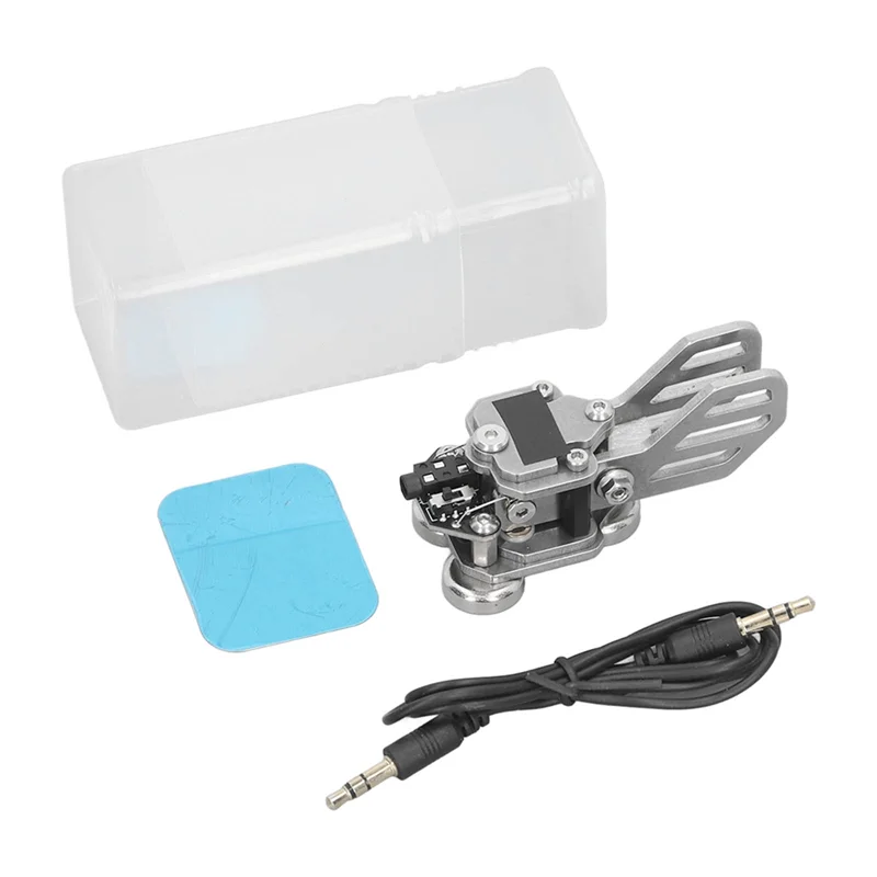 

AED7-Morse Key Double Paddle Нержавеющий автоматический ключ CW с кабелем для коротковолнового радио