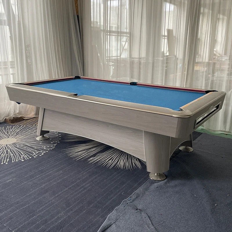 Factory hot selling special design for billiard pool tables with solid wood natural slate high speed table cloth