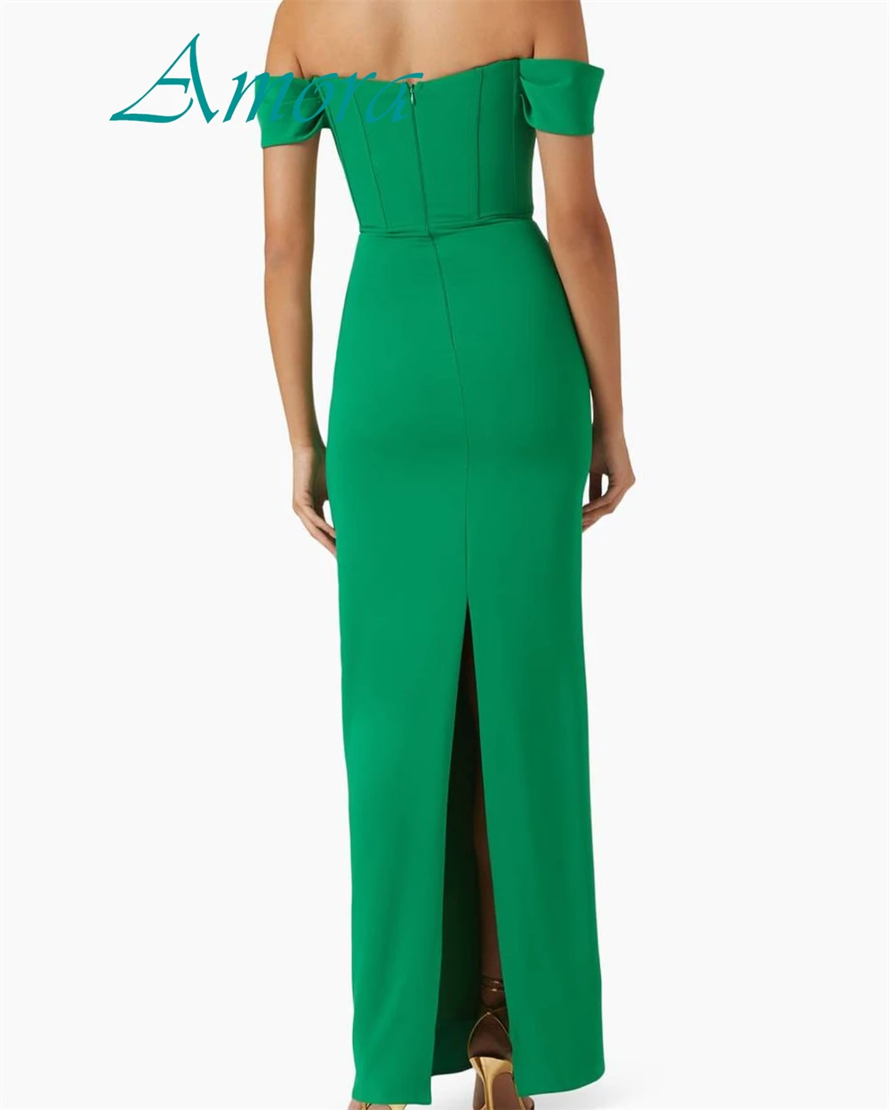 Robe de soirée en Satin, épaules dénudées, sans manches, personnalisée, exquise, de haute qualité, robes de bal délicates, ligne a