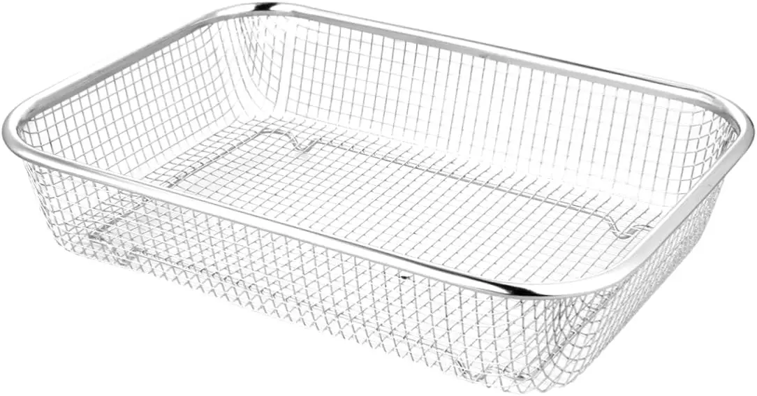 

Универсальный помощник на кухне: 1 шт. утолщенная сливная корзина из нержавеющей стали, ситечко, чаша, корзина для фруктов и овощей, необходимая для кухни