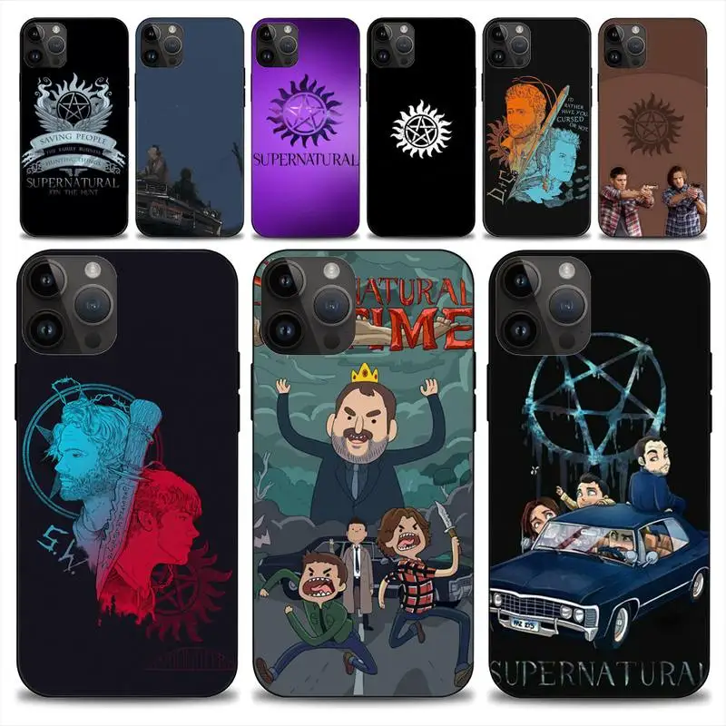 Supernatural SPN Dean Sam Phone Case For iphone 14 13 12 11 Pro Max Mini X 7 8 Soft Case