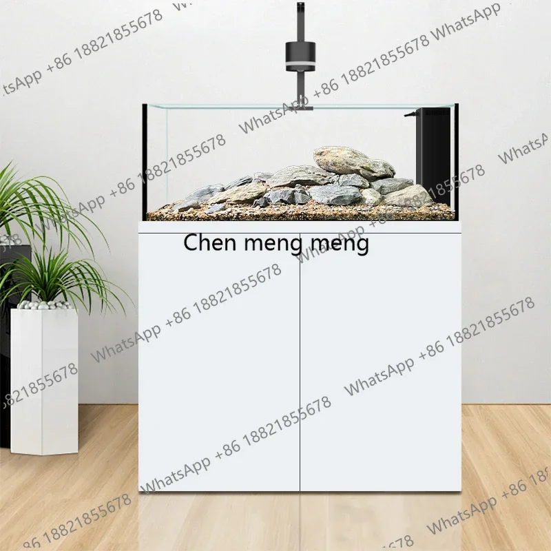 

F150 Living Room New Style Aquarium Fish Tanks Glass Wooden Fish Farm Aquarium Koi Carp Sink Modern Home Furniture El Acuario