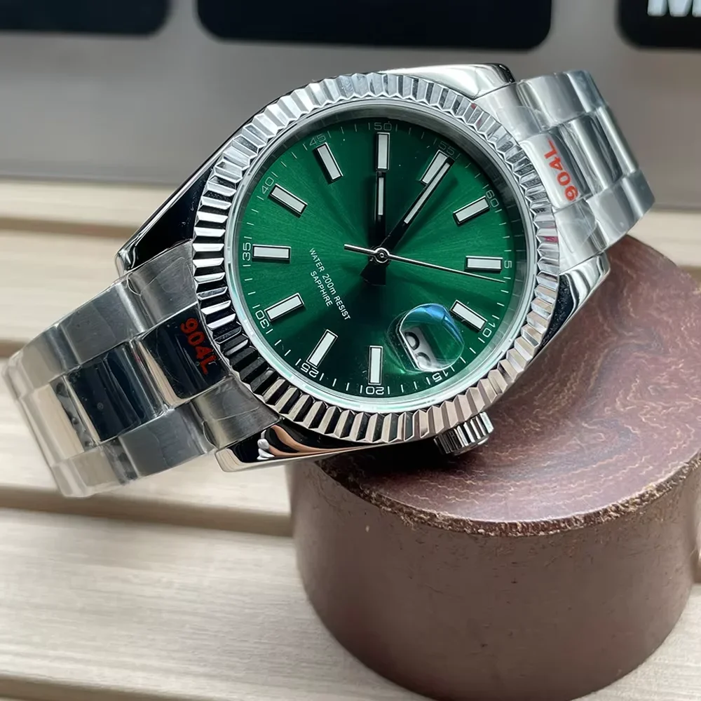 2025 أفضل ساعات أوتوماتيكية للرجال ساعات المعصم الميكانيكية الأعمال الياقوت مقاوم للماء الفولاذ المقاوم للصدأ الاتصال الهاتفي الأسود الأزرق