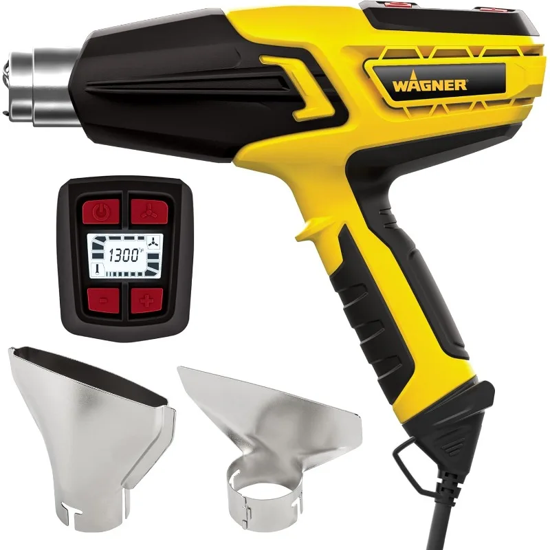 

Wagner Spraytech 0503070 FURNO 700 Digital Heat Gun, 2 Nozzles & Temperature Setting Ranging 125ᵒF to 1300ᵒF