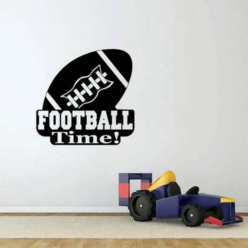 

FOOTBALL Time! Vinyl Decal Wall Art Sticker removeable decor self-adhesive
