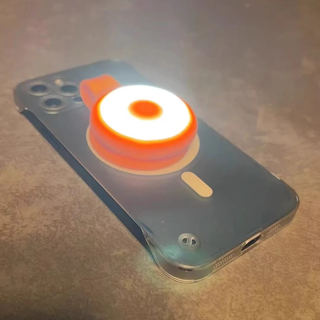 

Перезаряжаемый портативный магнитный светодиодный светильник для селфи, многофункциональная лампа для чтения с 3 режимами освещения, регулируемая мини-подсветка