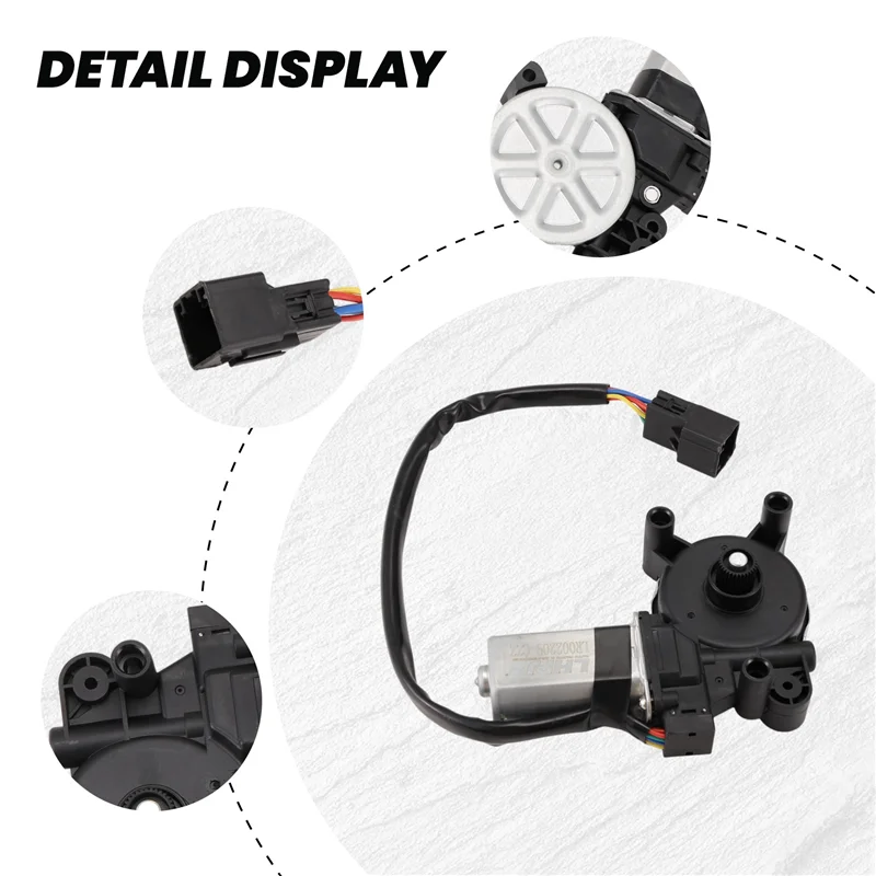 Y50A-Front Left Lifter Motor Window Motor Glass Lift Motor LR002209 For LAND ROVER LR2 2.0L 3.2L 2008-2015