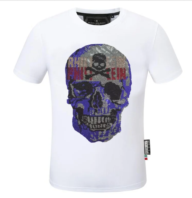 Fashion Brand Men\'s tshirt 2024 Male Casual Men\'s drop shipping Men Rhinestones t-shirt
