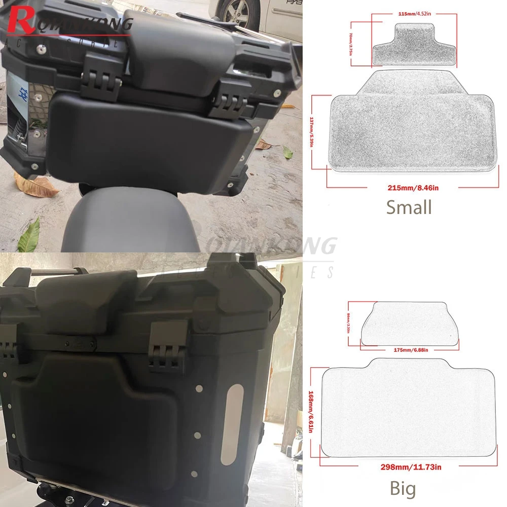 لكاواساكي Versys300X Versys 250 300 650 1000 ABS 2006-2025 2024 دراجة نارية الخلفية العلوي صندوق الأمتعة وسادة منصات مسند الظهر