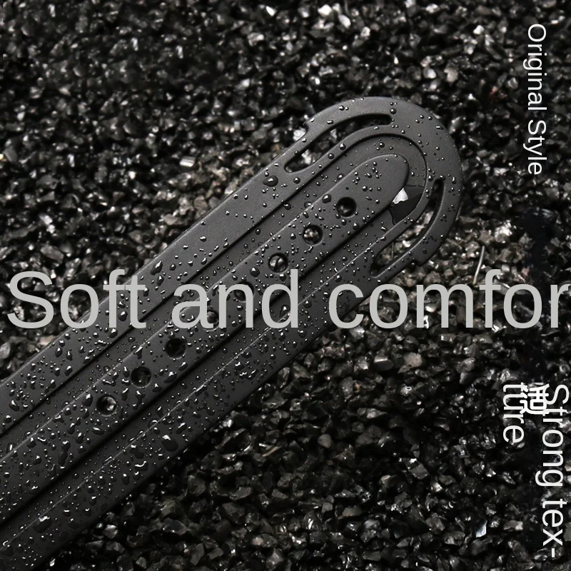 ORIS 다이빙 시계 스트랩에 적합, 7730 돌출 고무 방수 스포츠 시계 스트랩, 모터스포츠 윌리엄스 7740 24x12mm