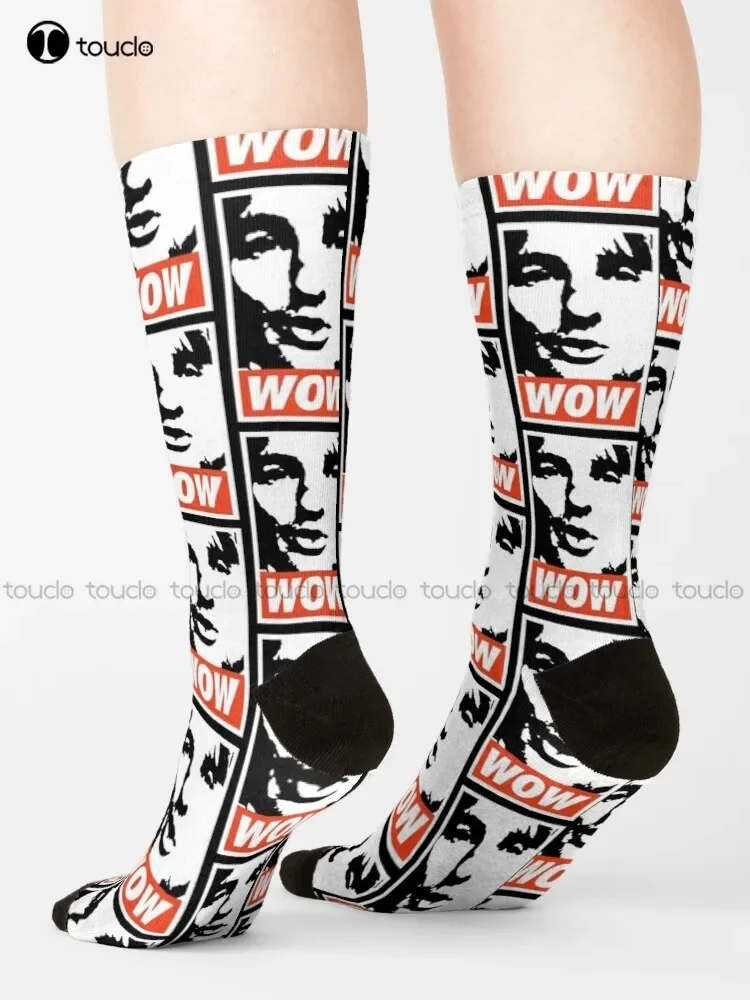 Wow. It'S Owen-Wilson. Wow. Socks Cartoon Socks Unisex Adult Teen Youth Socks 360° Digital Print Custom Gift Funny Sock