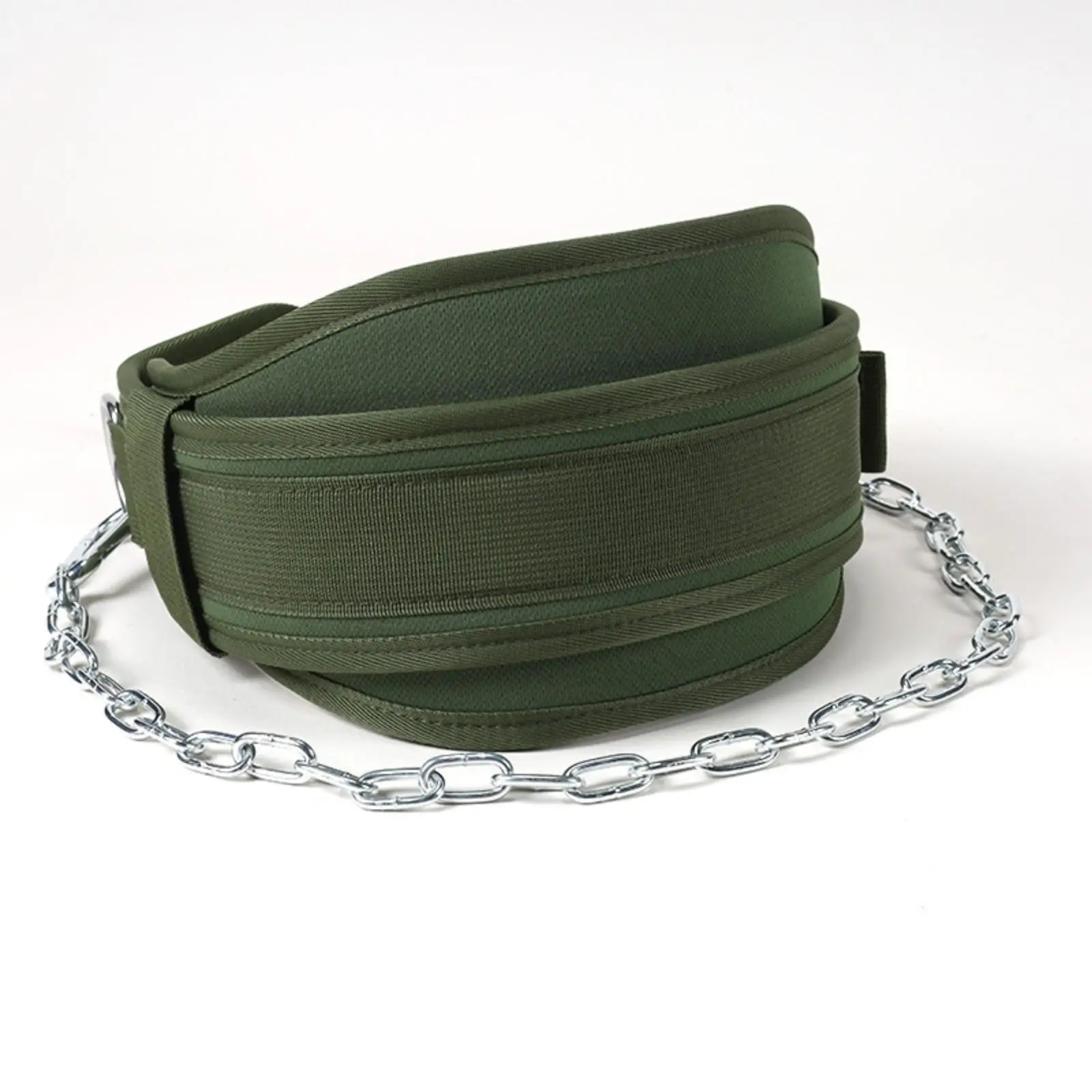 Training Belt Iron Chain Secure Fast-release Buckle Fitness Belt for Gym Barbell Dumbbell Exercise