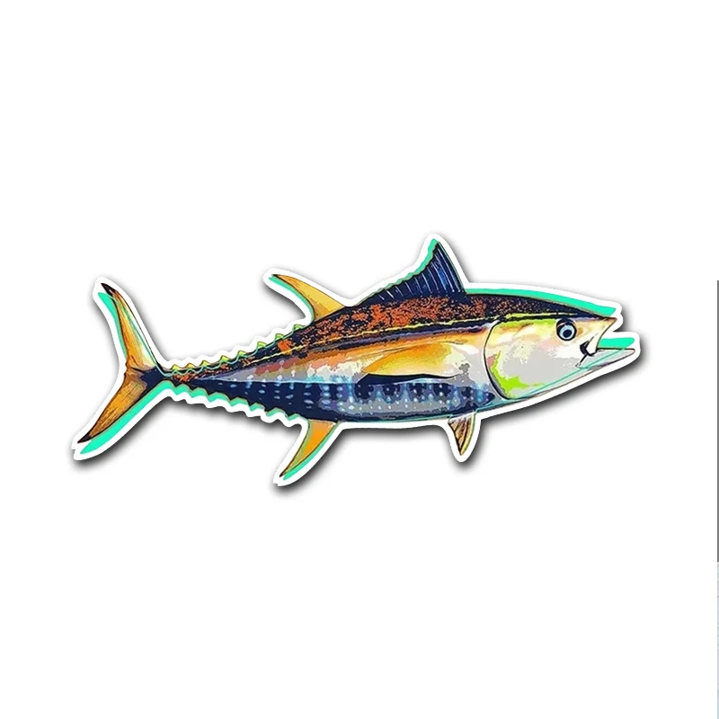 

Yellowfin Tuna Vinyl Sticker, Waterproof Marine Animal Decal for Car, Boat & Kayak