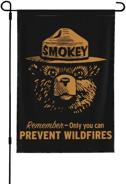 Smokey The Bear 12x18 FLAG Double-Sided Printing Garden Flag Outdoor Flag Home House Flags AH EEN AAL HHM WZZ yyi