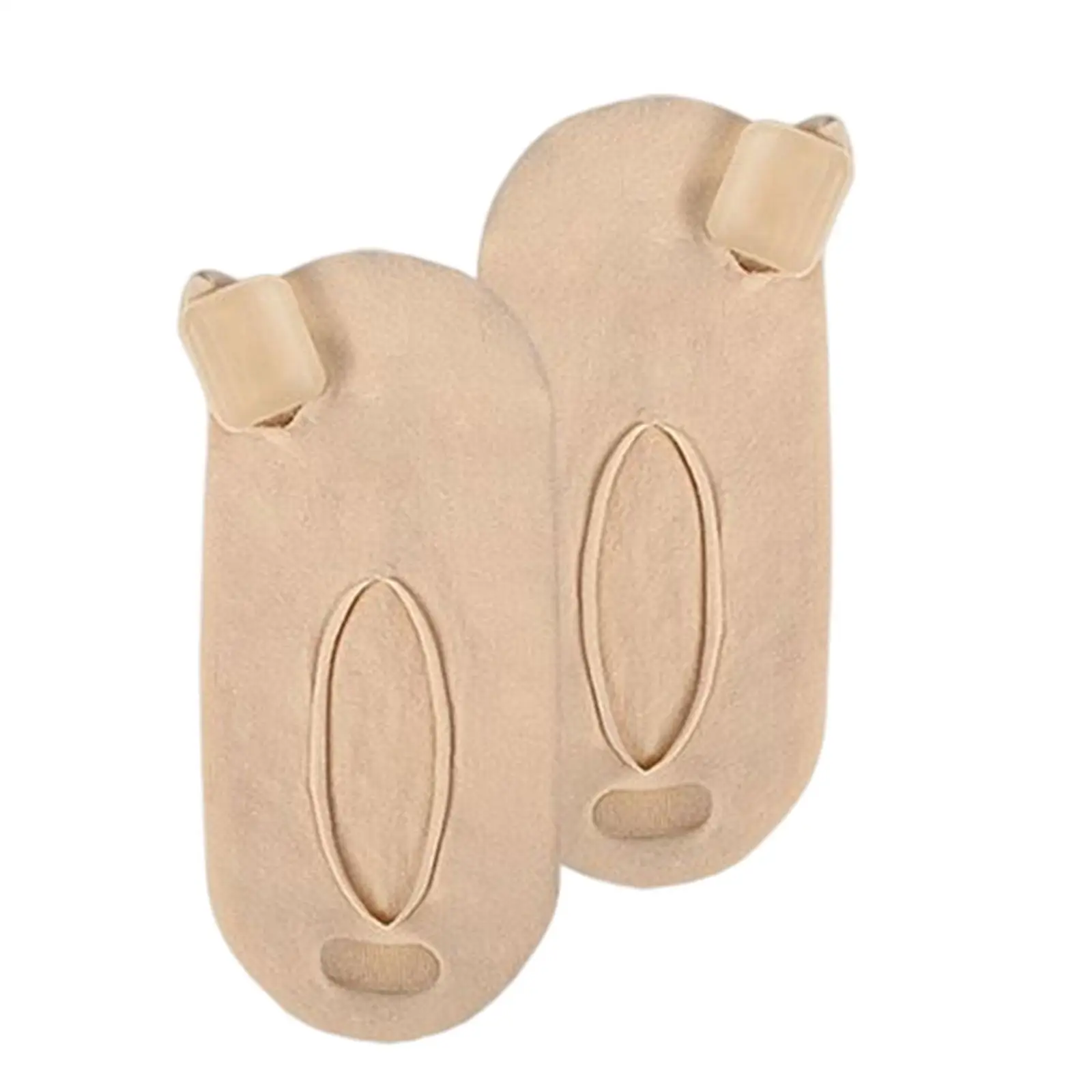 2 Pieces Soft Invisible Big Toe Splint Straightener split Socks AntiSlip