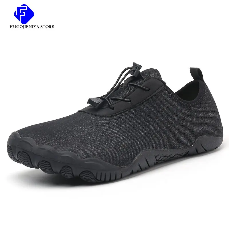 2023 New Men Water Shoes For Men Barefoot Beach Shoes Upstream Breathable Sport Shoe Quick Dry River Sea Aqua Sneakers Plus Size