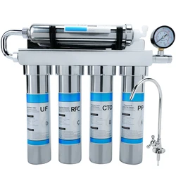 Purificador de agua de ultrafiltración para el hogar, sistema de filtro de agua con grifo de acero inoxidable, bebida directa