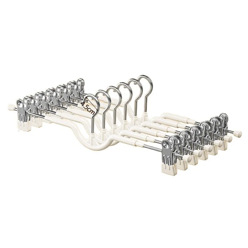 new-metal-pants-racks-wind-proof-multi-purpose-skirt-racks-for-clothes-drying-trousers-wardrobe-clip-anti-slip-clothes-hanger