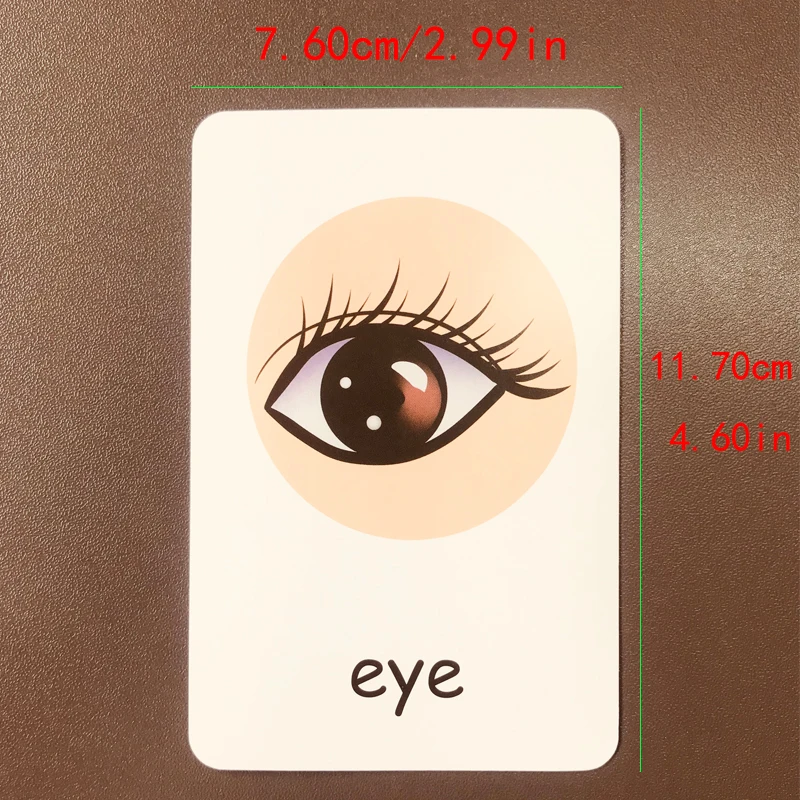 36Pcs 어린이 인식 카드 모양 동물 색상 교육 아기 영어 학습 단어 카드 교육 장난감 그림 패턴 가족 선물