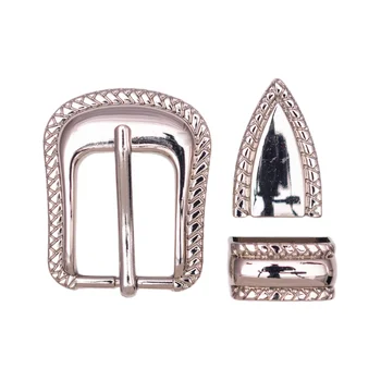 Western Cowboy Cowgirl Rodeo RIder 3 sztuka zestaw srebrny grawerowane galanterii skórzanej pas naczółek klamra pasuje do 1 