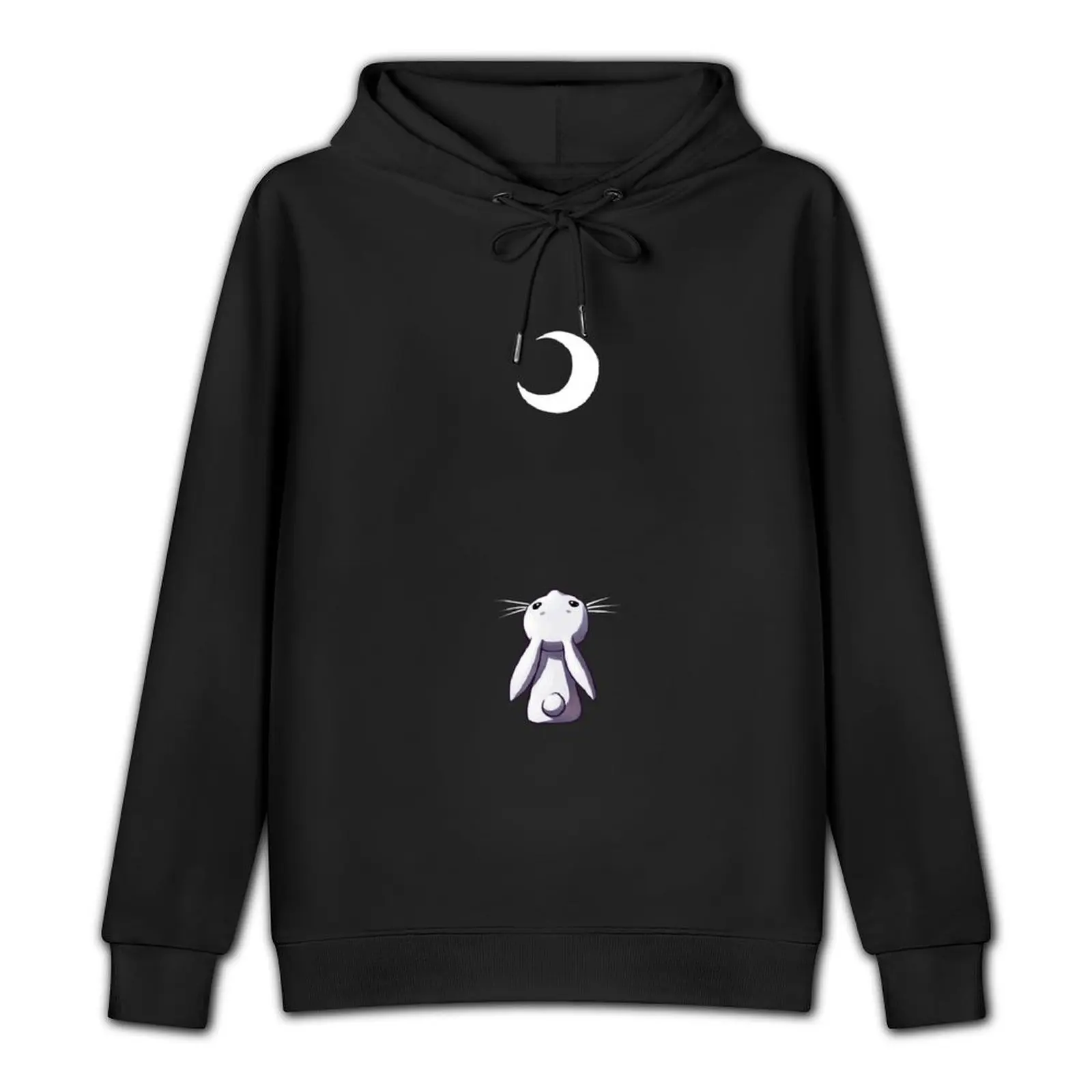 Moon Bunny Pullover Hoodie mens clothing men's clothes men clothes new in hoodies & sweat-shirt