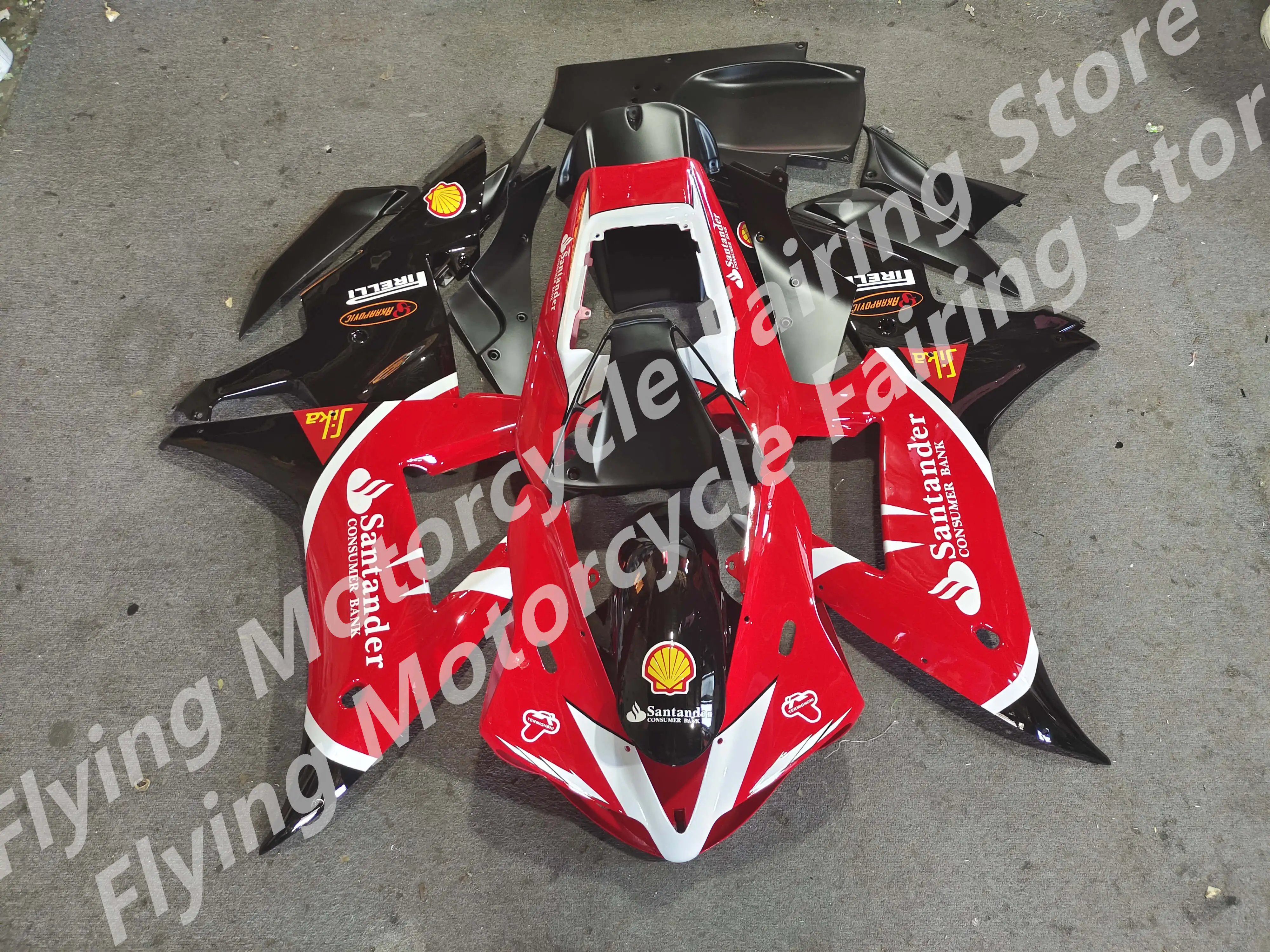 Nn-100%Fit fairing kits for 2002  YZF-R1 02-03 YZF R1 2002 2003 white black red YZF1000 R1 02 03 fairing kits for Yamaha