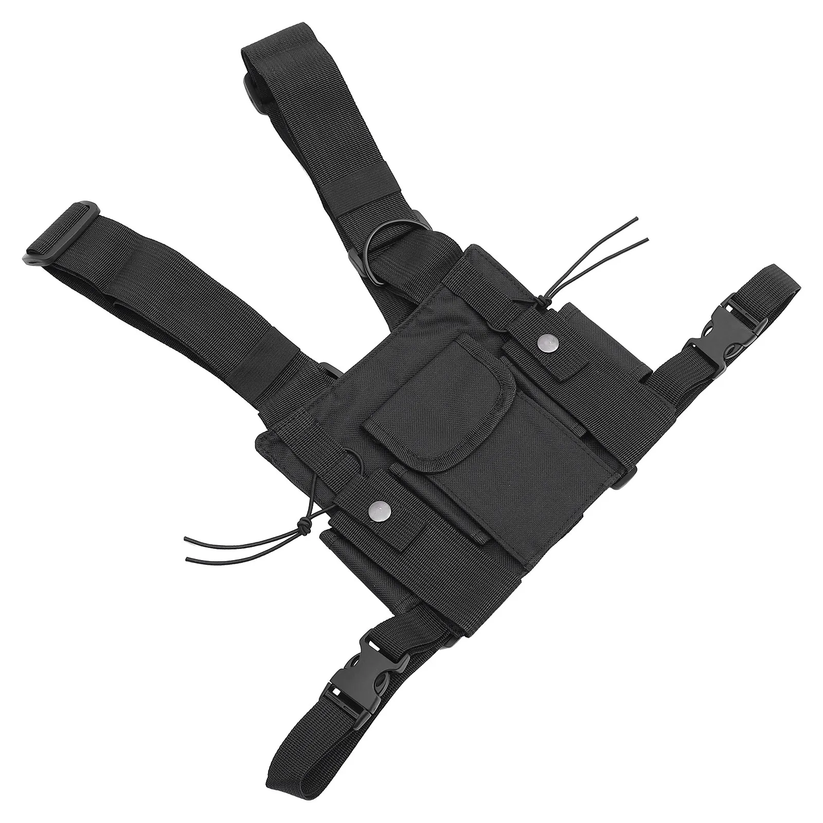 

Professional Radio Chest Bag Harness Adjustable Radio Case Vest Pack for Men Women Outdoor Hunting Hiking Fishing