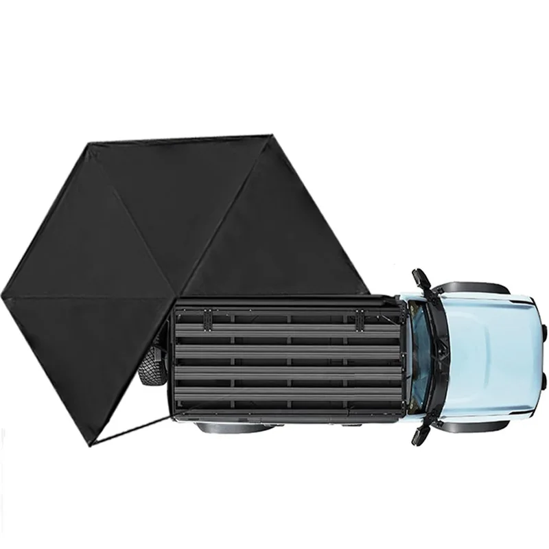 

270-degree car side tent, double-pole quick-opening tent