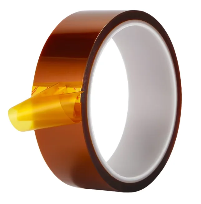 33m Long Gold Finger Polyimide Tape High Temperature Resistant Multi Size Pet Anti-Static Lithium Battery Insulation Tape