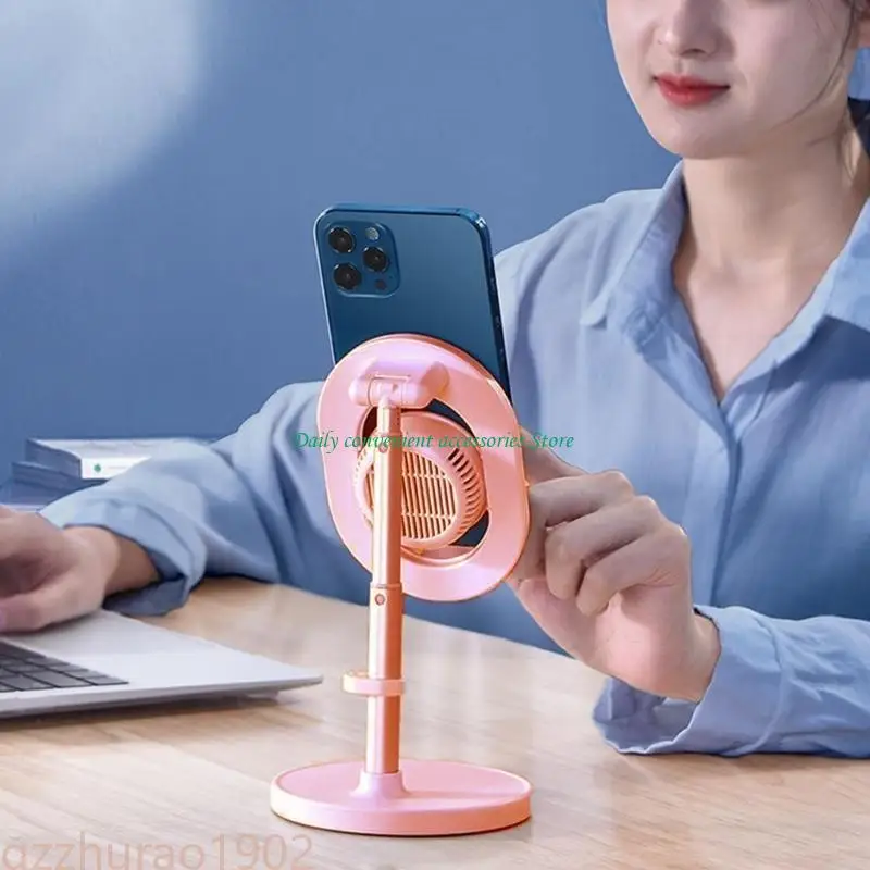 

97QB Desk Phone Holder Stand Adjustable Desktop Tablet Holder Desktop