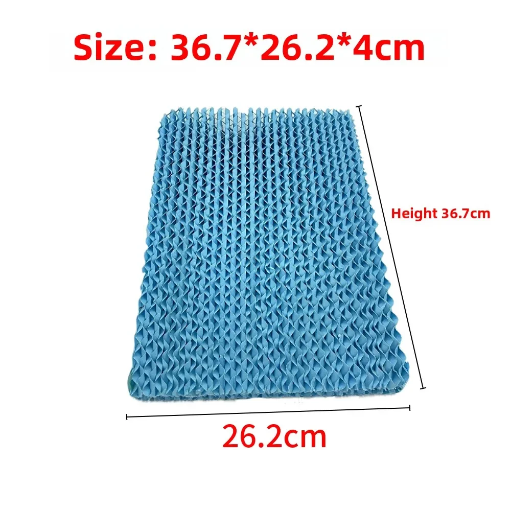 Pour Midea climatisation ventilateur accessoires papier kraft rideau humide AC120-17ARW 262*352*40mm bleu