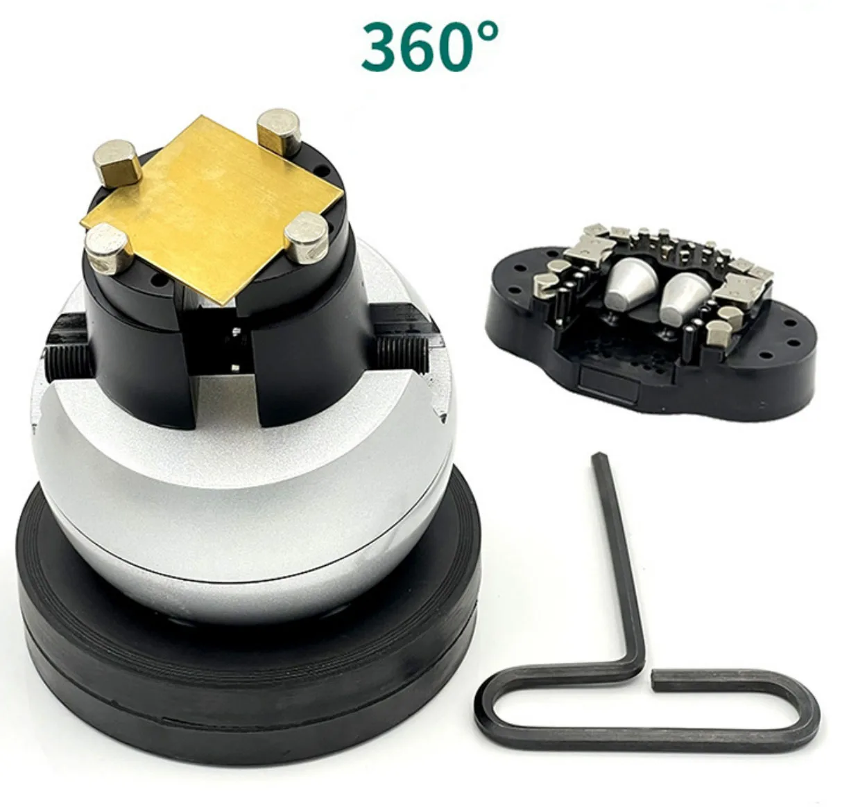 

Precision Jewelry Making Tools Set with Standard Block Ball Vise Engraver vice Full Set Includes Attachments for Engraving Setti