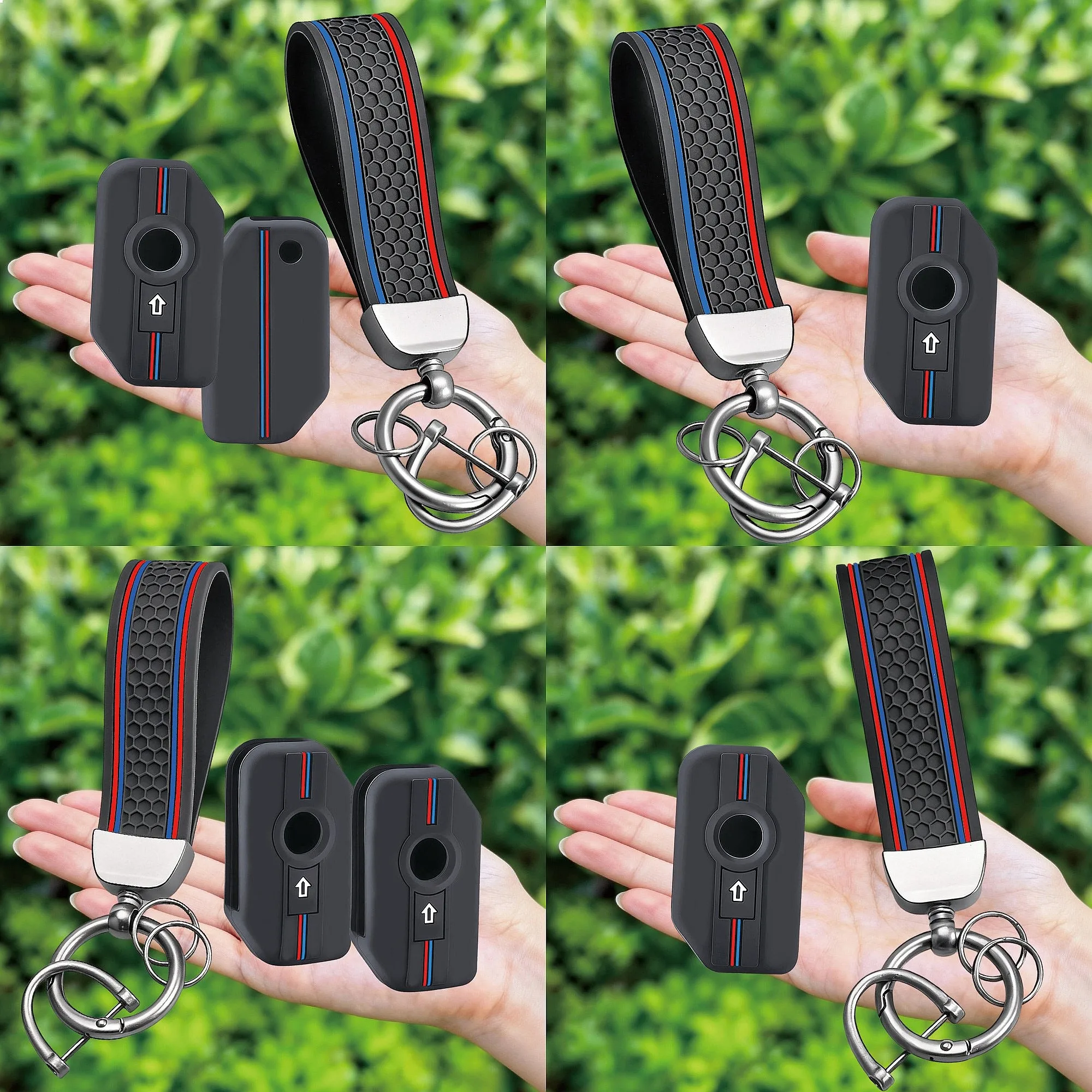 For BMW K 1600 B GT GTL R 1250 GS Adventure S1000 R XR 2021 2022 Silicone Car Key Fob Cover Remote Key Shell Case Holder