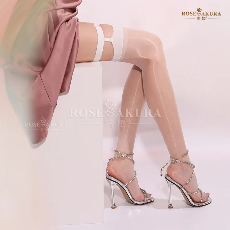 2025 신상 8215 오로라 시리즈 레그링 스타킹 실리콘 논슬립 오일리 섹시 오일리 펑크 스타일 [세금포함]